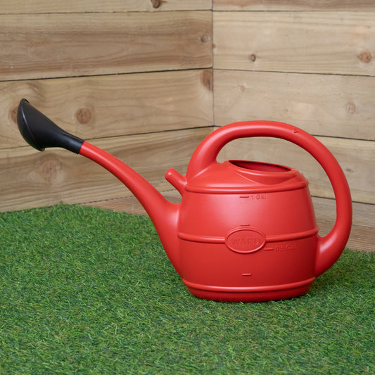 5L Ward Garden Watering Can with Rose in Red