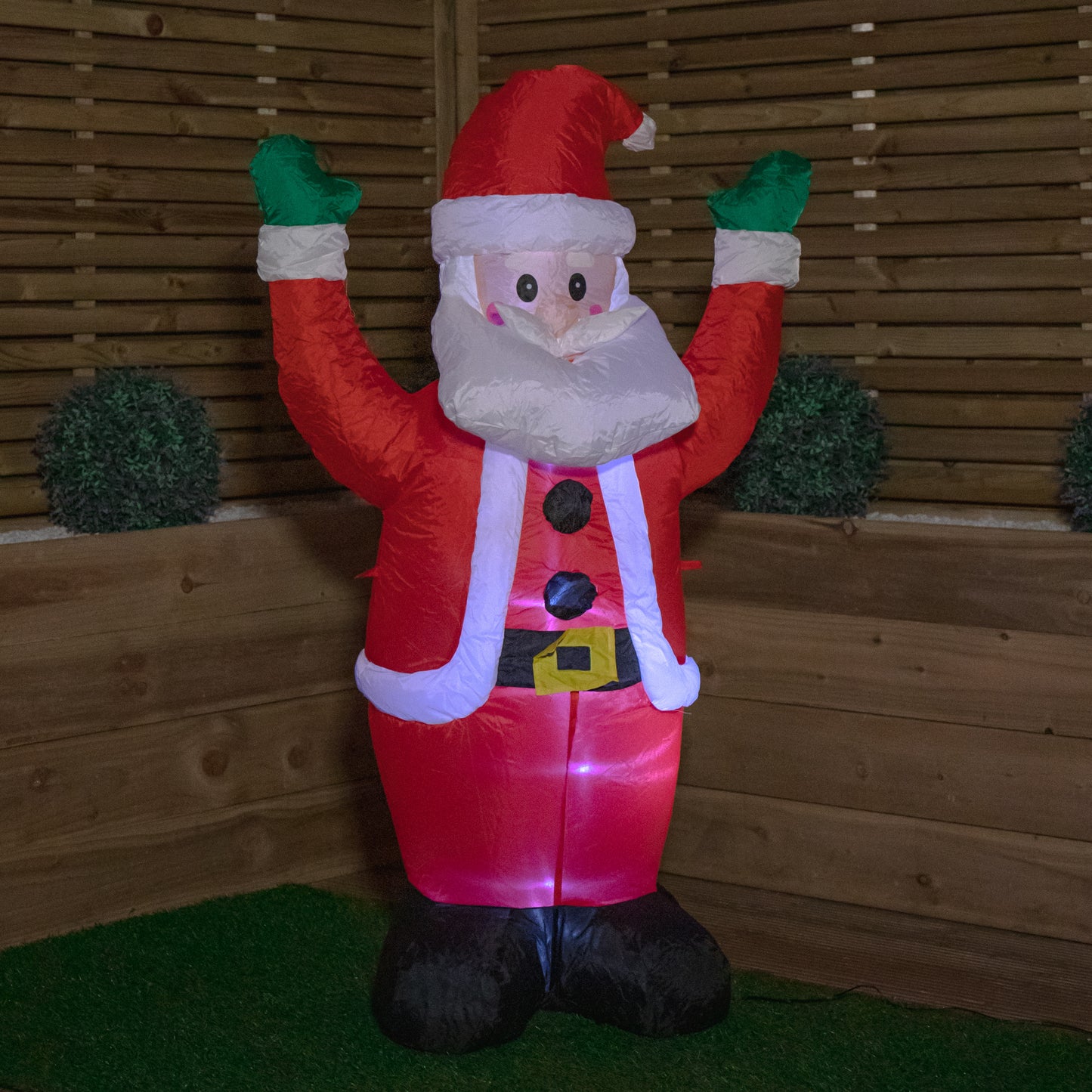 4ft (120cm) LED Outdoor Christmas Inflatable Santa Claus Indoor /Outdoor Decoration