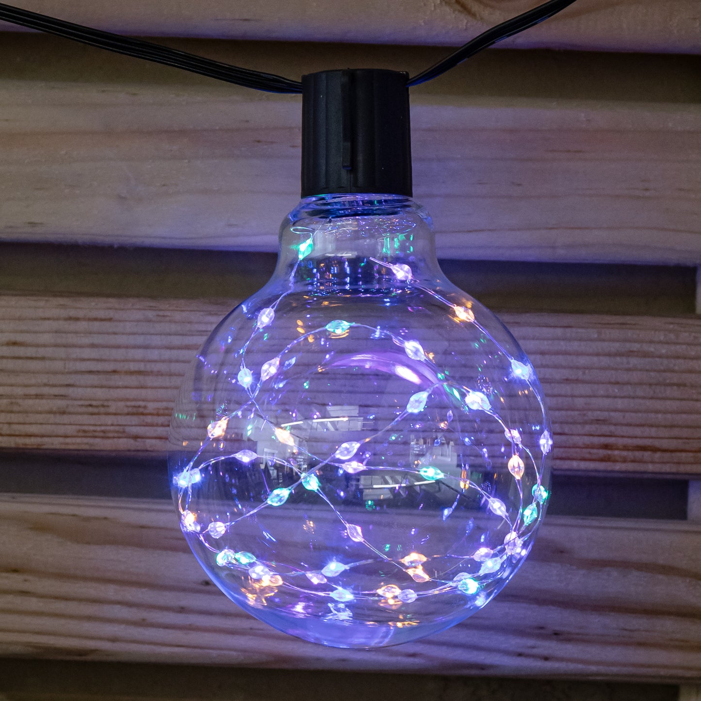 9.5m Set of 20 Connectable Galaxy Festoon Firefly String Lights with Multi-Coloured LEDs