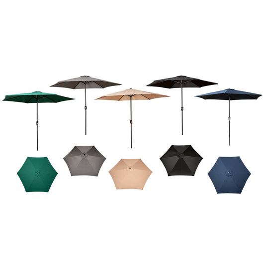 Choice of Colour Samuel Alexander 2.7m Havana Parasol with Crank Handle