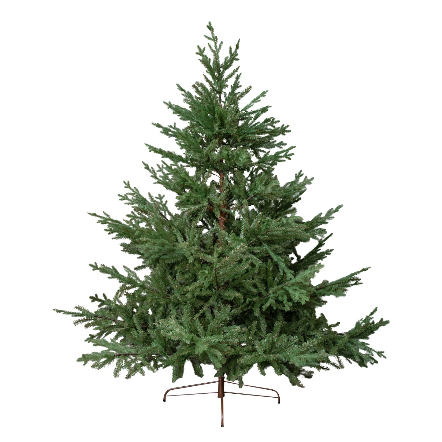 7ft (2.1m) Artificial Glenshee Spruce Green Christmas Tree with Metal Stand