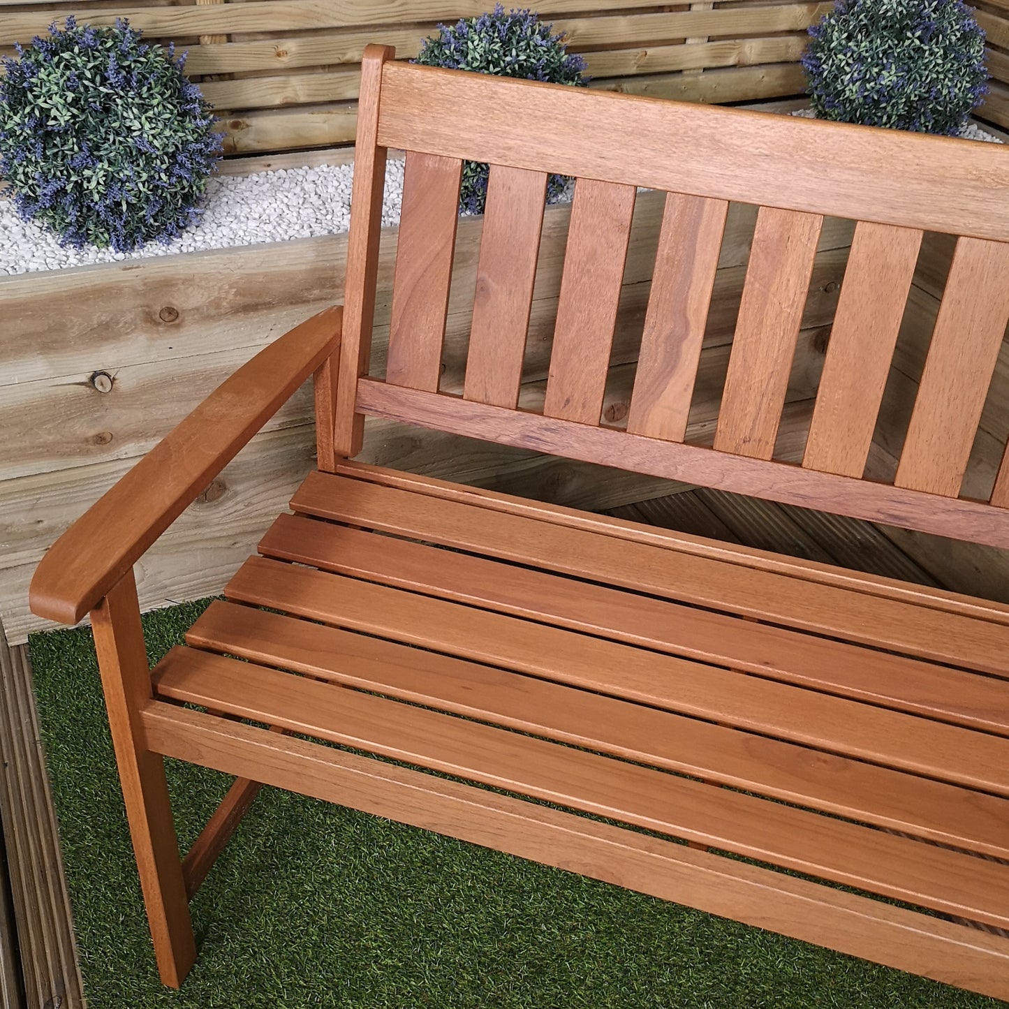 Cartmel 2 Seater Outdoor Wooden Garden Patio Bench
