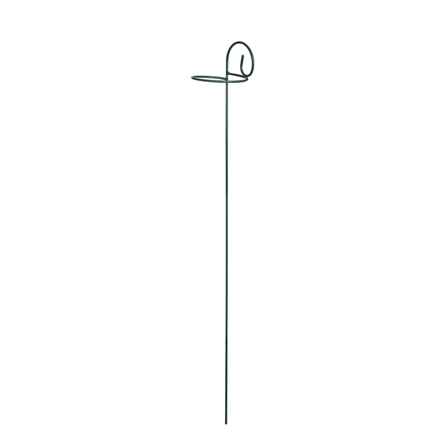 6 Pack of 12 x 38cm Dark Green Urban Metal Herbaceous Garden Plant Support Rings
