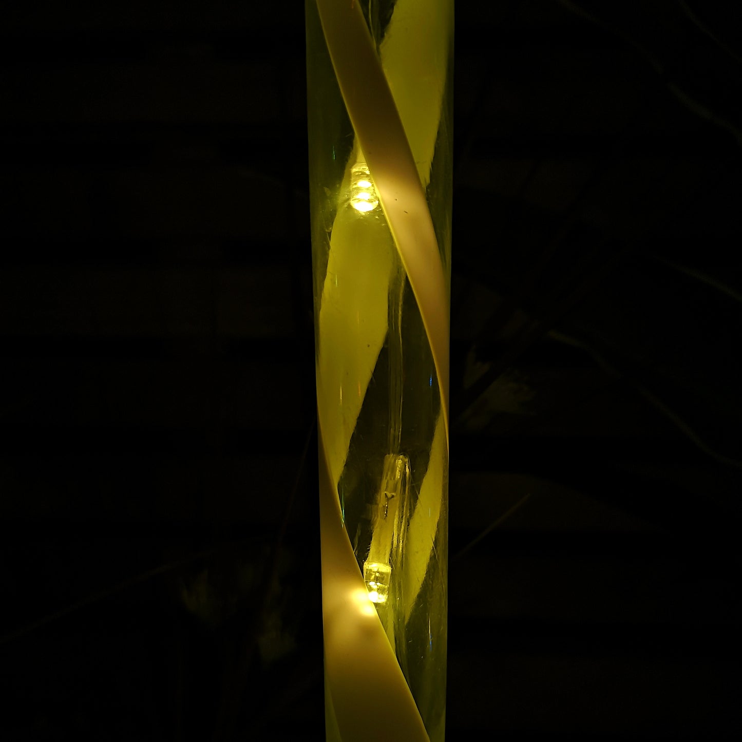 Set of 4 Battery Operated LED Multi Coloured Candy Cane Stripe Path Lights Christmas Decoration with Timer