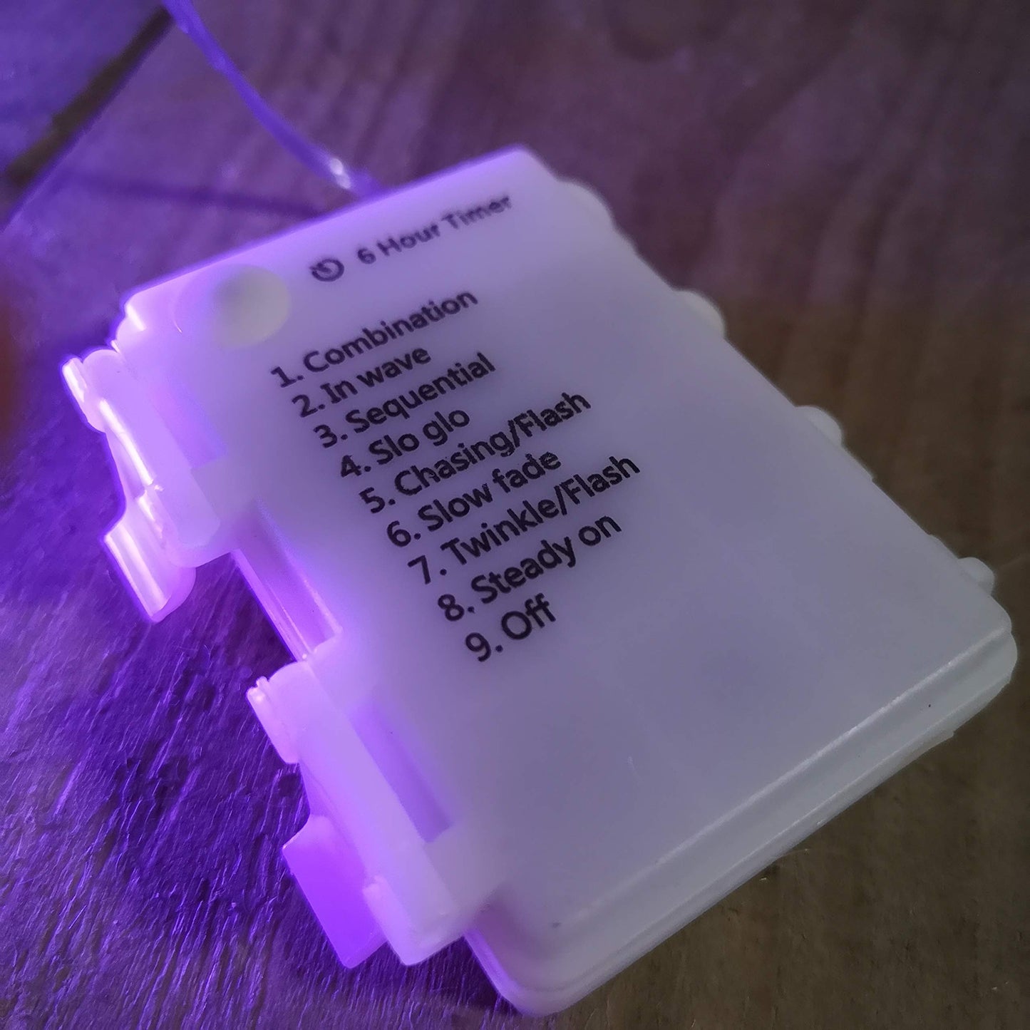 100 LED 5m Premier MicroBrights Indoor Outdoor Christmas Multi Function Battery Operated Lights with Timer on Pin Wire in Rainbow