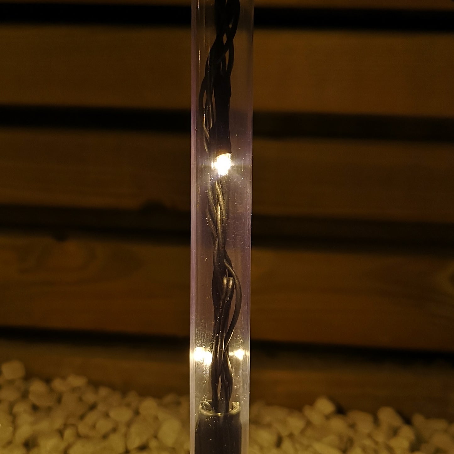 Set of 8 Battery Operated LED Warm White Star Path Lights Christmas Decoration with Timer