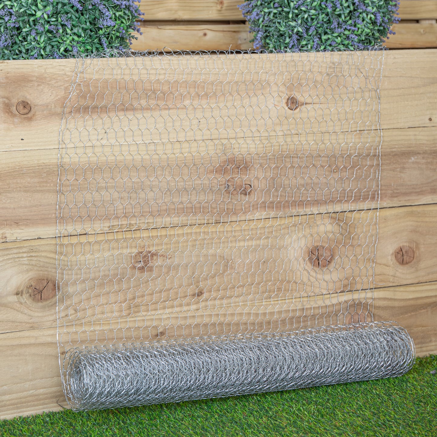 5m x 60cm x 13mm Galvanised Steel Chicken Garden Wire Net Fencing