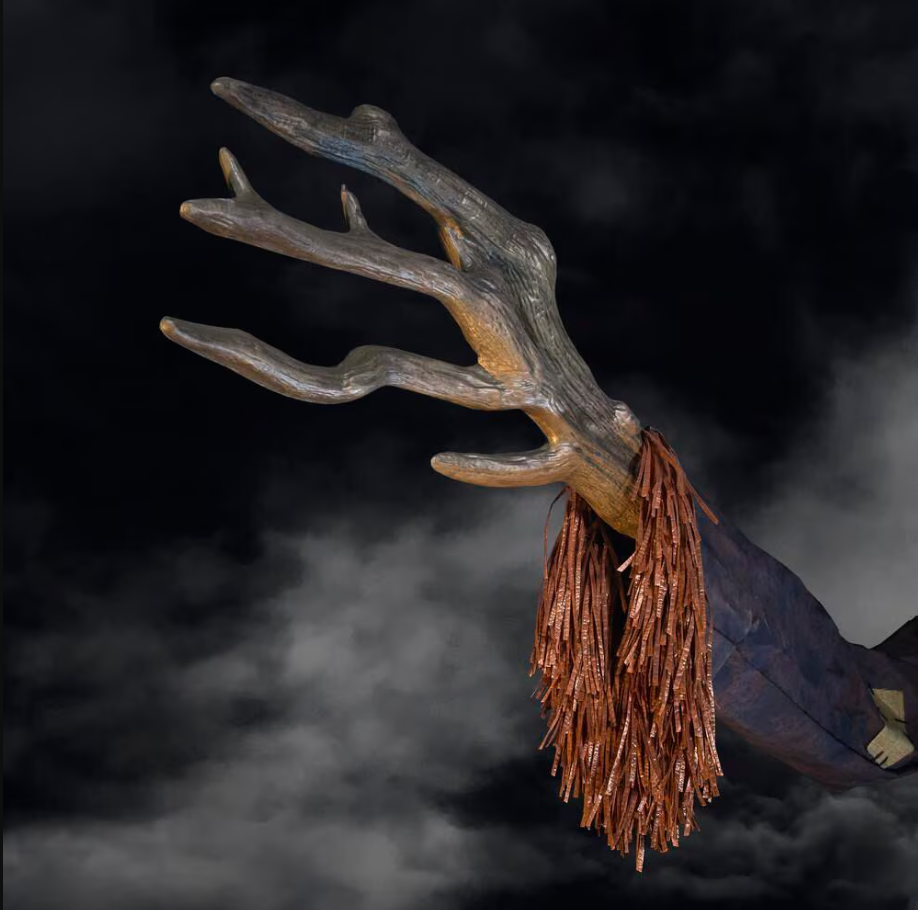 Home Accents 15ft Giant Sized Animated LED Worricrow Scarecrow