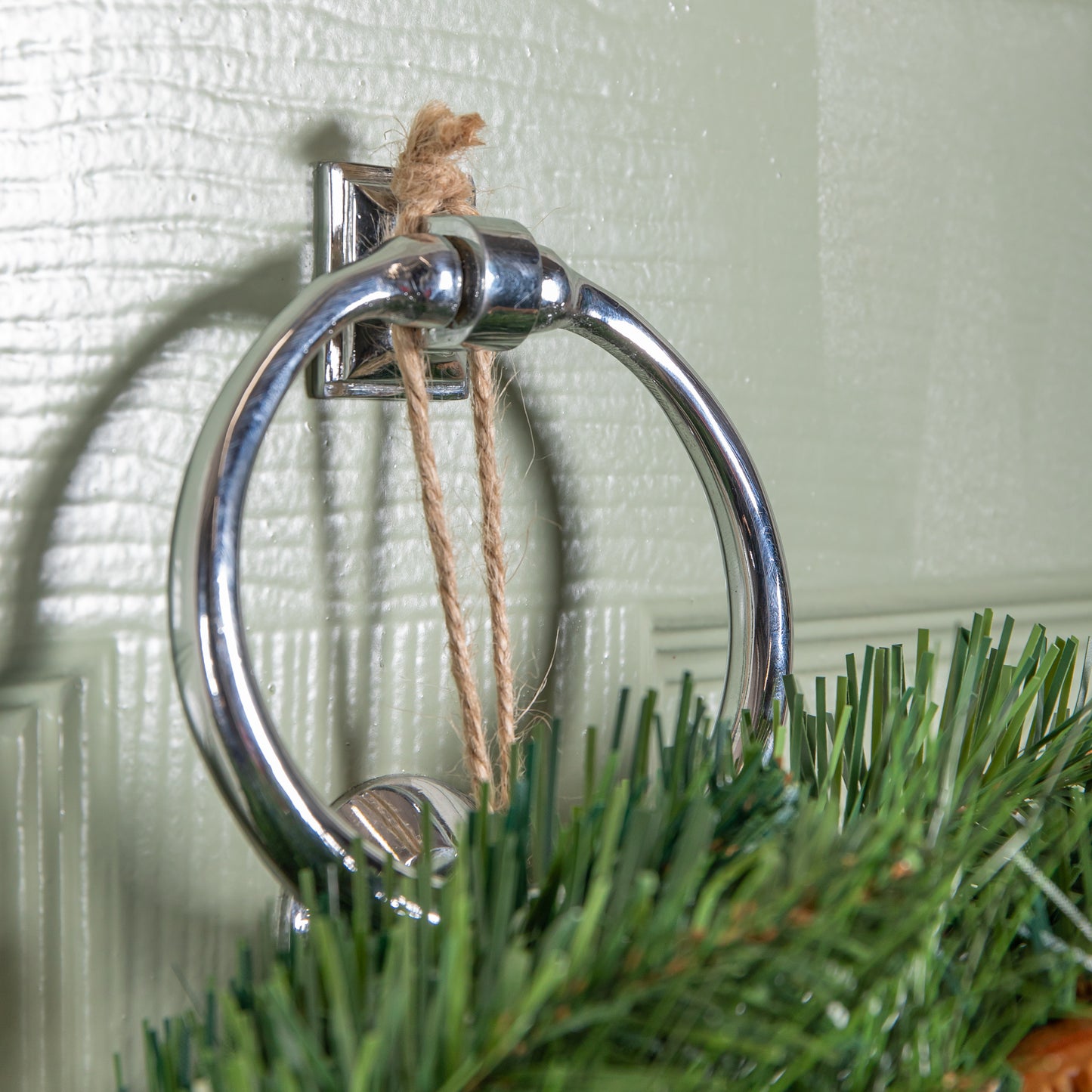 40cm Festive Spice Christmas Wreath with Pinecones and Faux Dried Fruit
