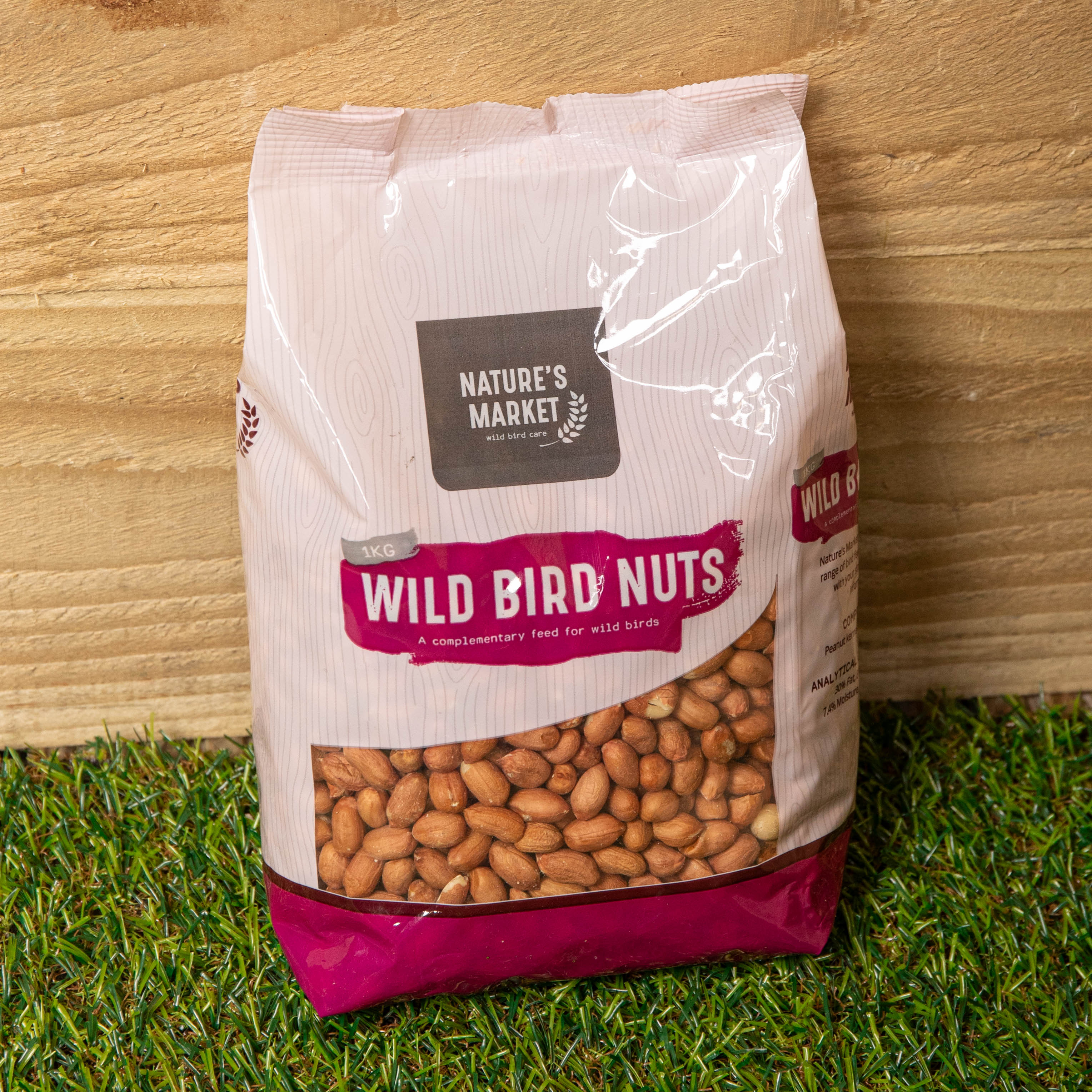 1kg Bag Garden Wild Bird Whole Nuts Feed 