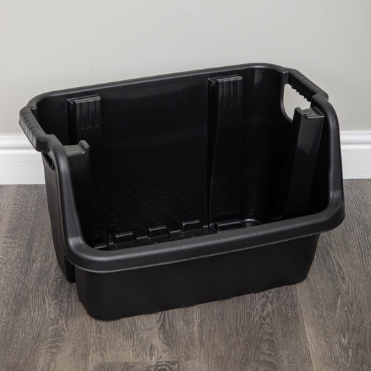 36x 59cm Single Heavy Duty Stackable Pick Bin Crate with Handles