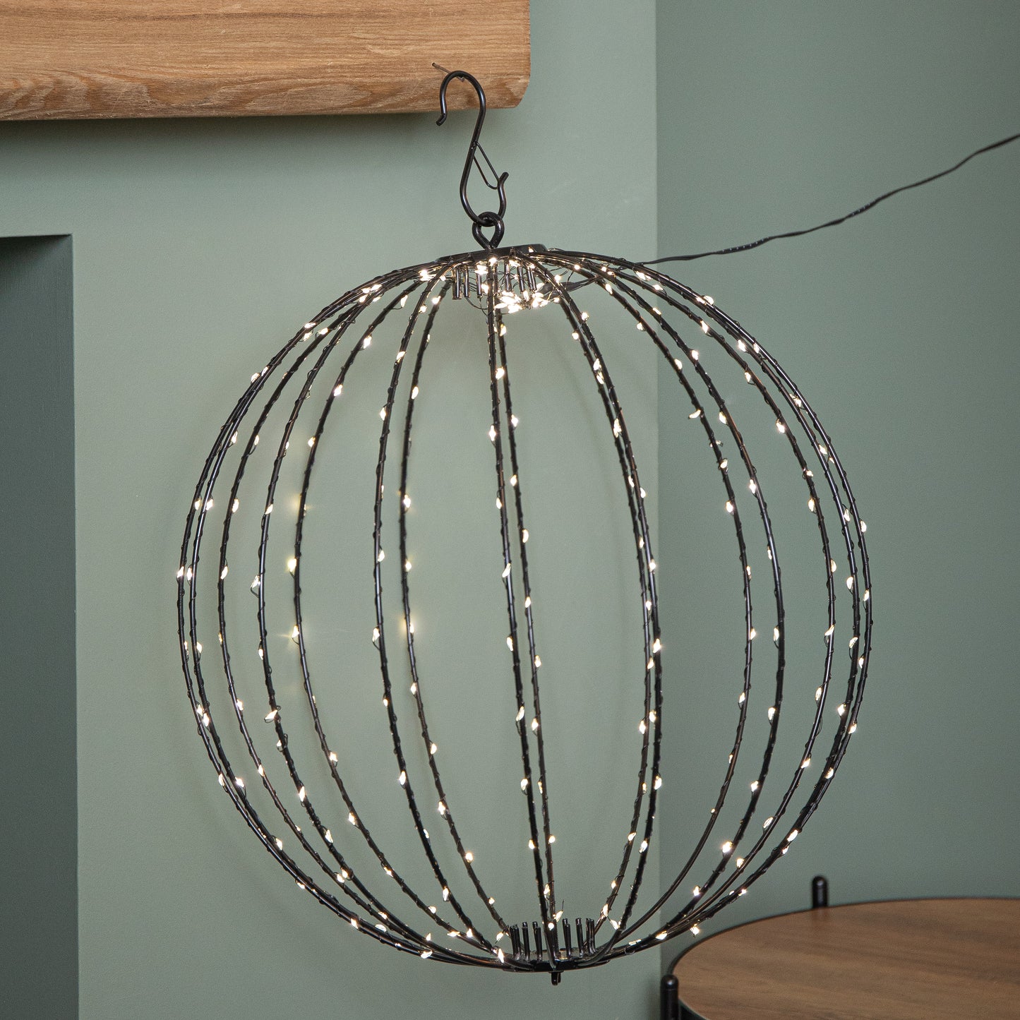 40cm Light up Christmas Twinkle Orb with 240 Warm White LEDs