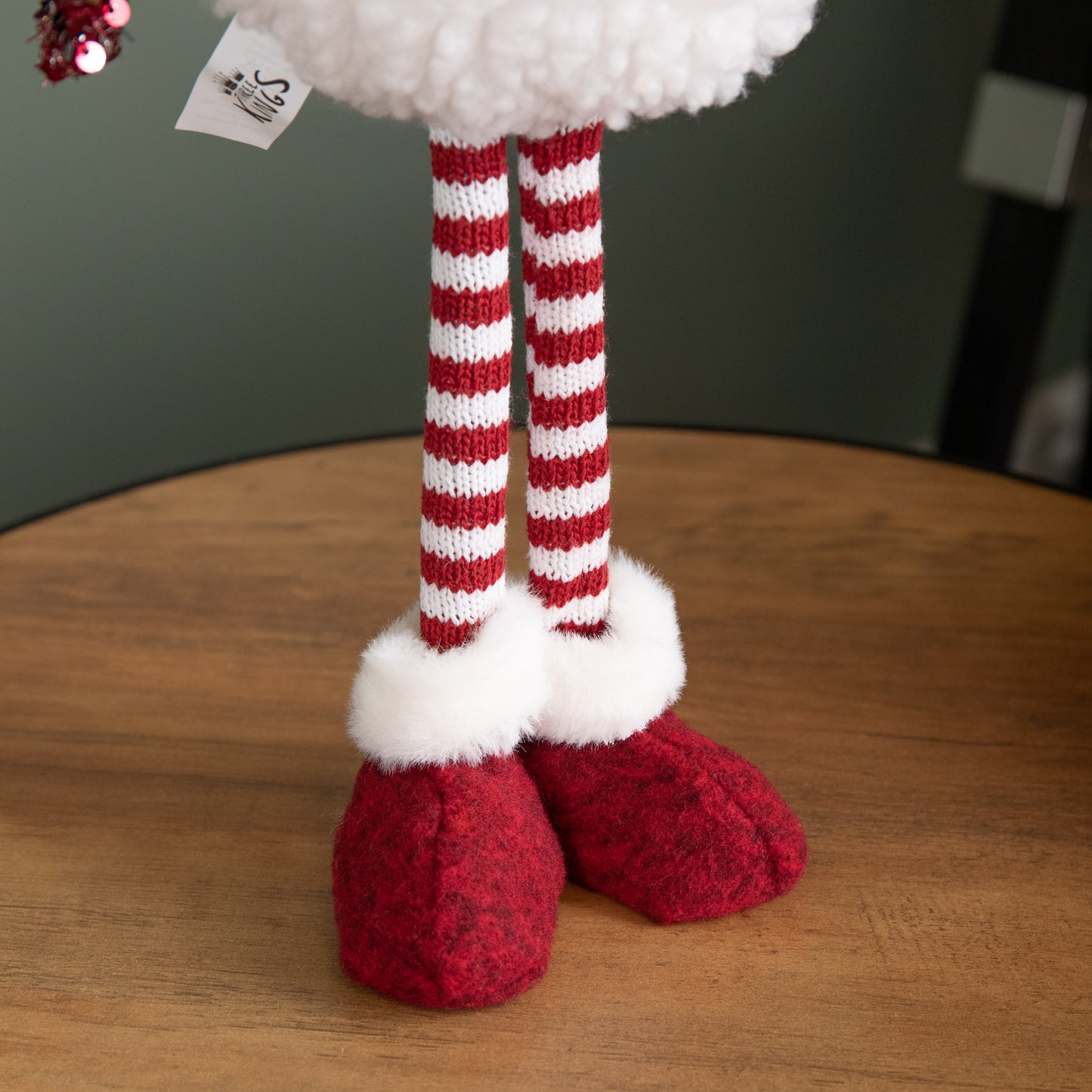 50cm Large Soft Fabric Standing Snow Girl Christmas Decoration
