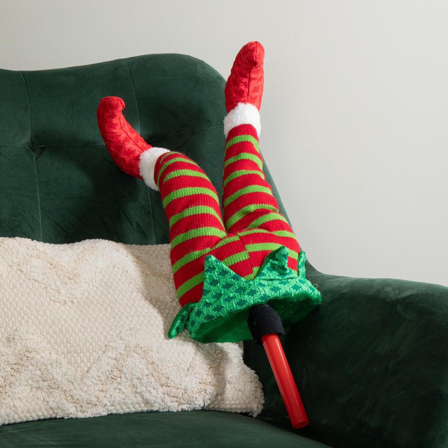 55cm Battery Operated Soft Animated Elf Kicking Legs Christmas Decoration