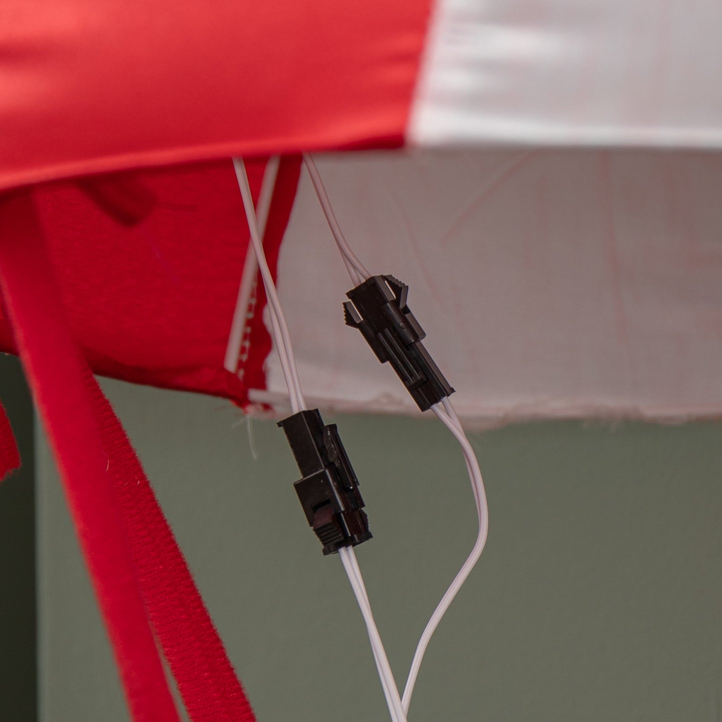 45cm Battery Operated Musical Parachuting Reindeer with Leg Kicking Motion