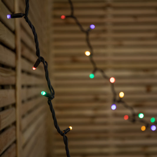 29.9m Set of 300 Connectable Max String Lights with Multi-Coloured LEDs