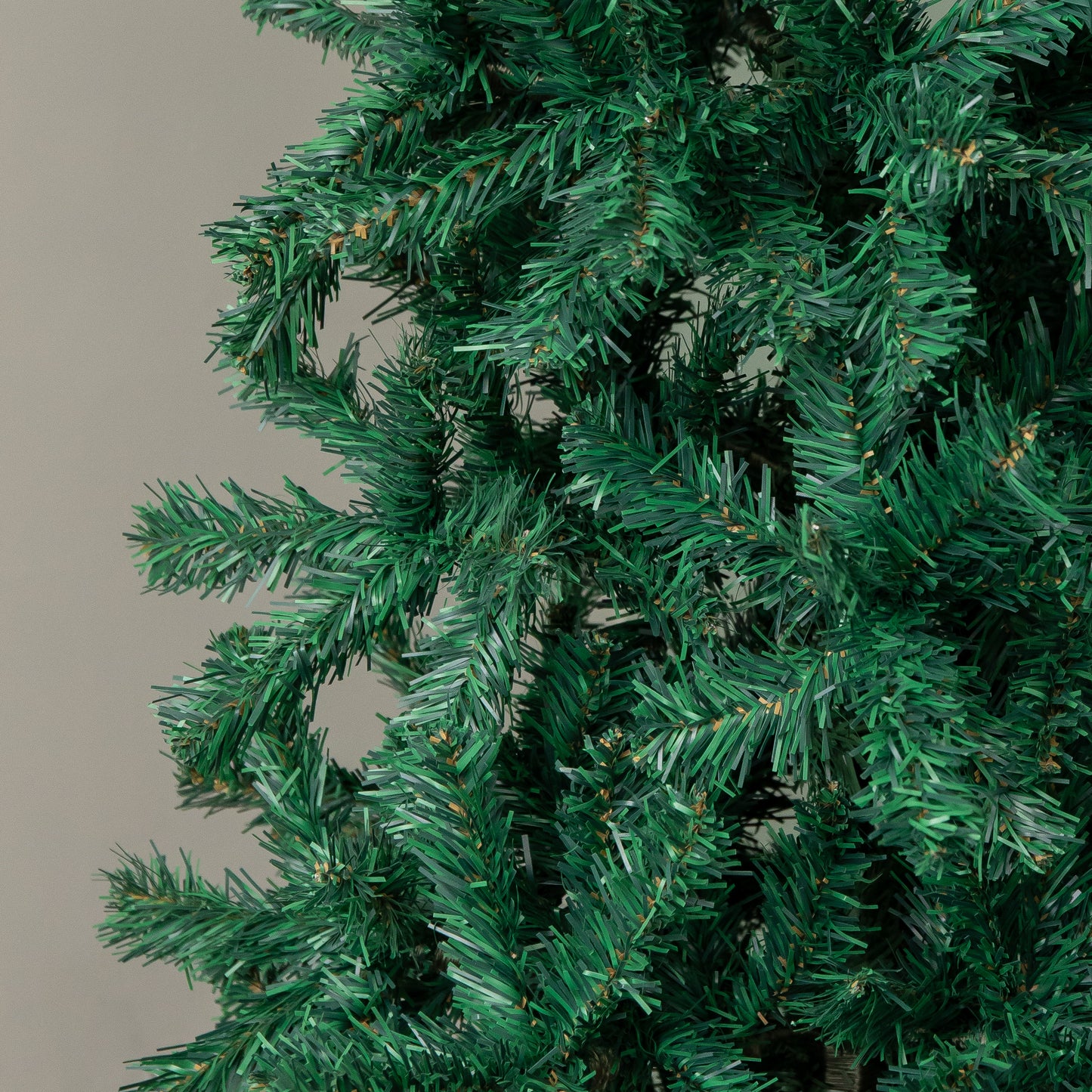 7.5ft (2.2m) Green Spruce Pencil Pine Christmas Tree with Metal Stand