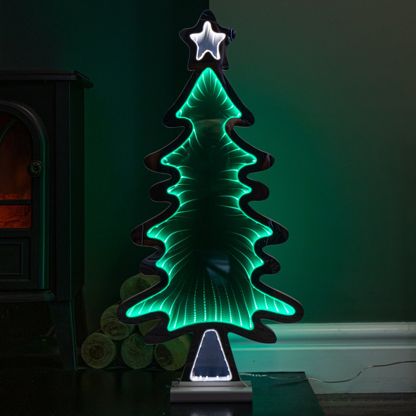 60cm Light up Christmas Tree Infinity Decoration with LEDs