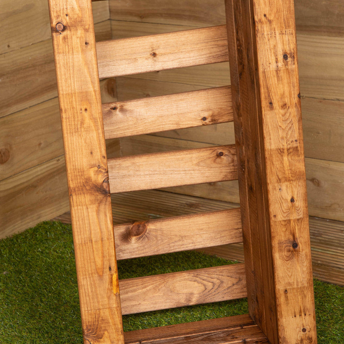 Hand Made 82cm x 40cm Rustic Wooden Medium Garden Trough / Flower Bed Planter
