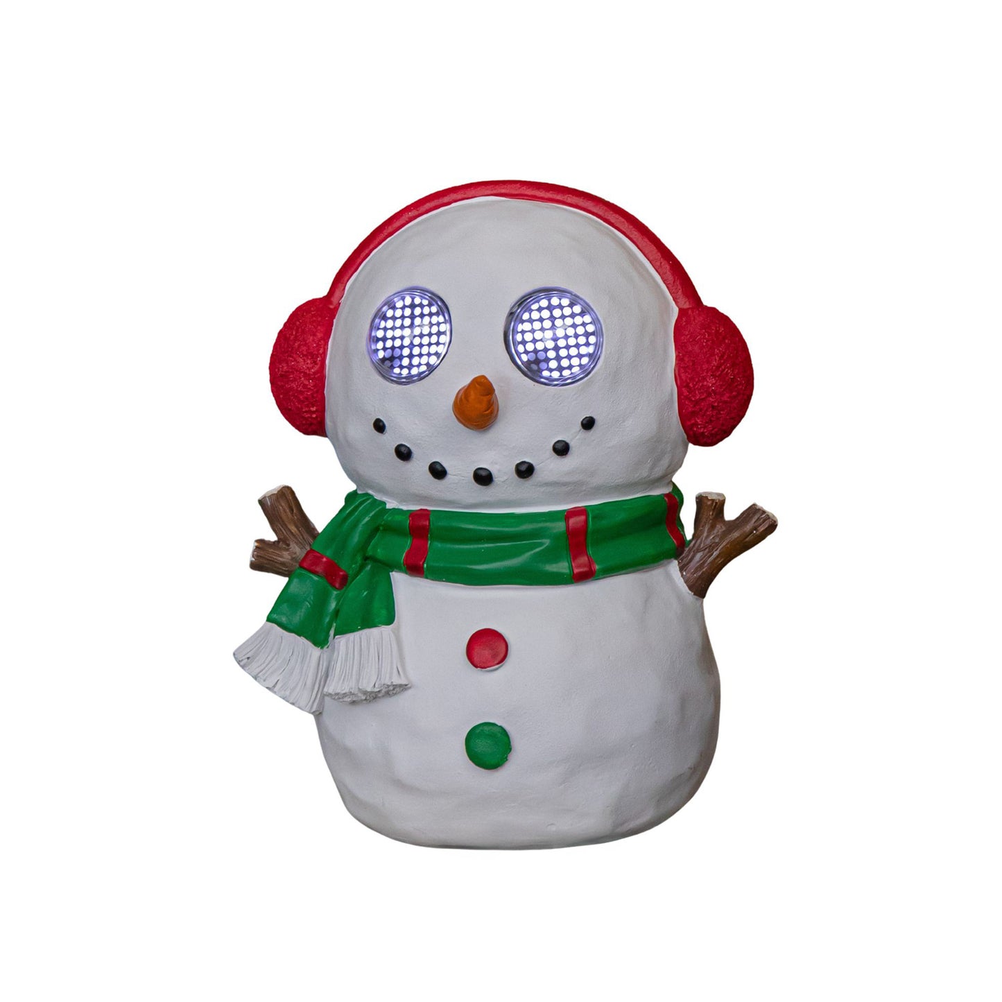 25cm Battery Operated Outdoor Blinkin' Frosty Snowman Christmas with White LEDs & Timer Function