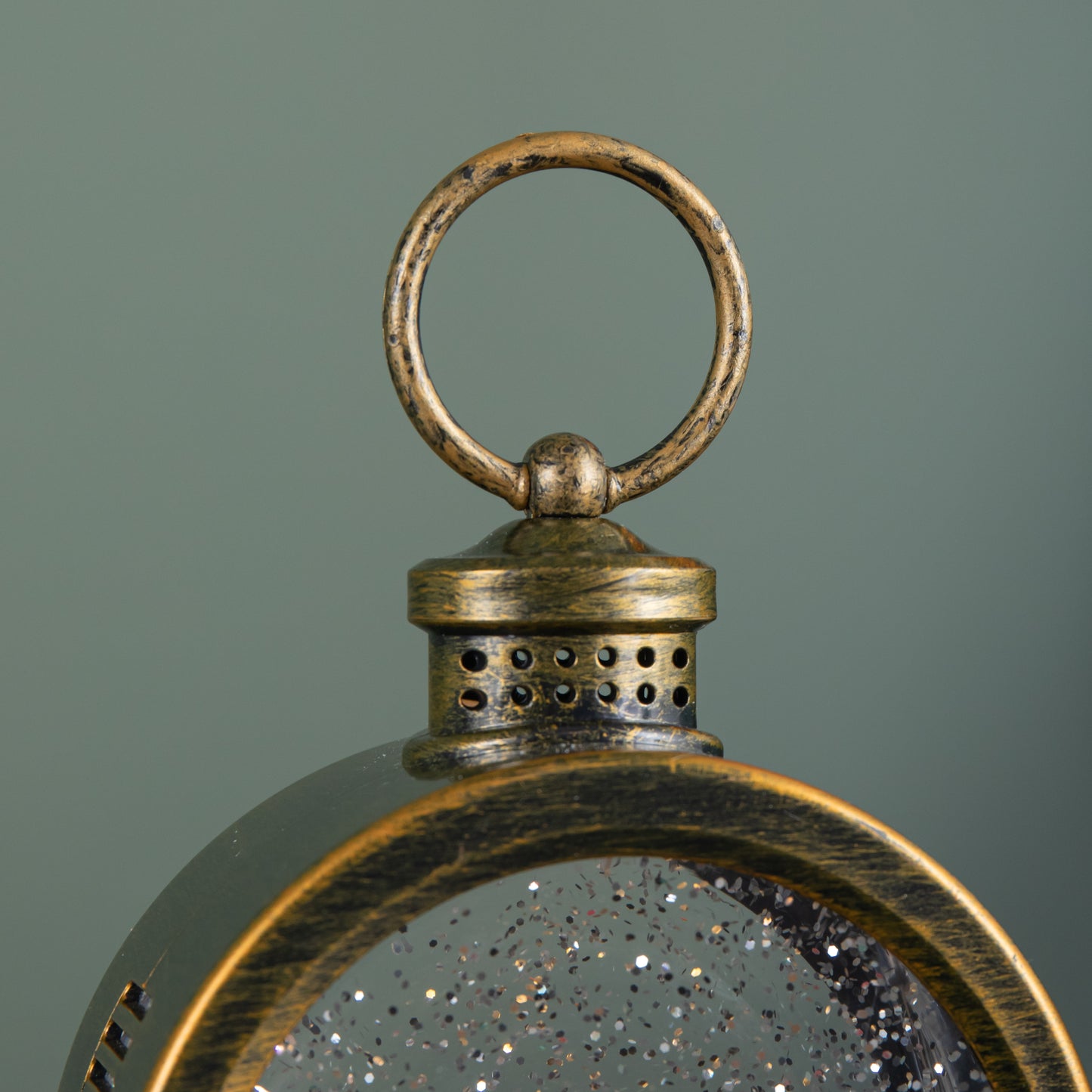 24cm Battery Operated Light up Santa and Christmas Tree Water Spinner with LEDs