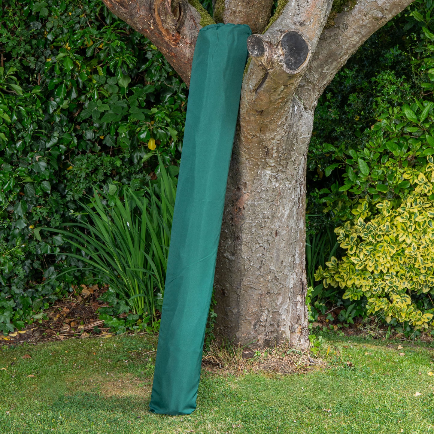 Samuel Alexander 2.7m Outdoor Wooden Garden Parasol Sun Shade with Carry Bag in Green