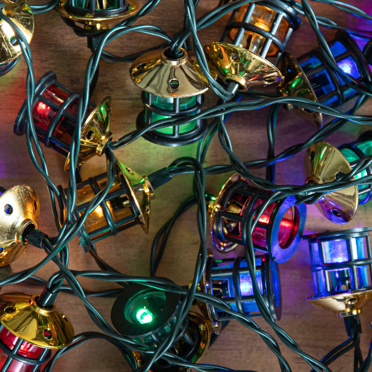 4m 40 LED Palace Cage Christmas String Lights in Multi-Coloured