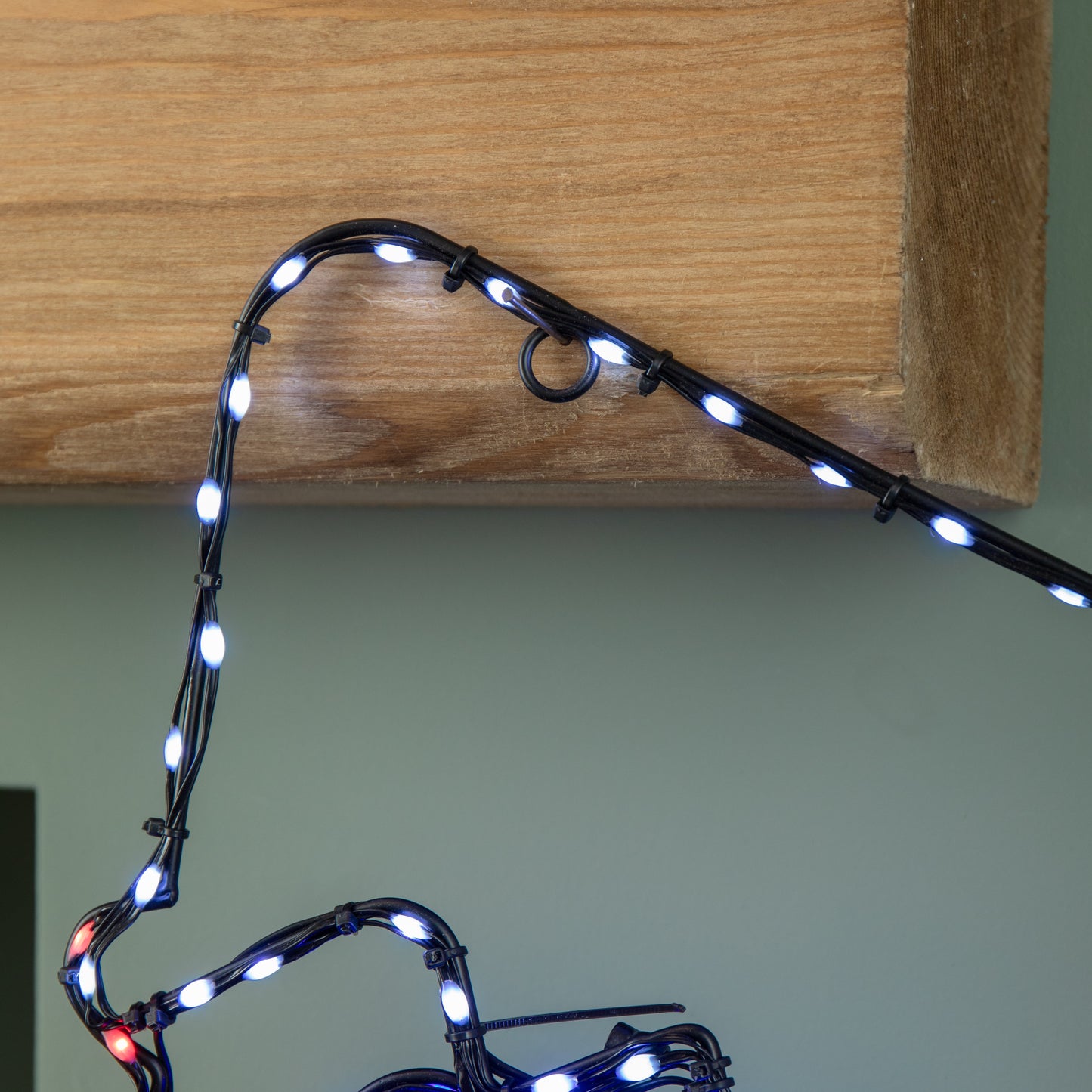 60cm x 42cm Light up FlexiBrights Christmas Stocking Silhouette with 134 Multi-Coloured LEDs