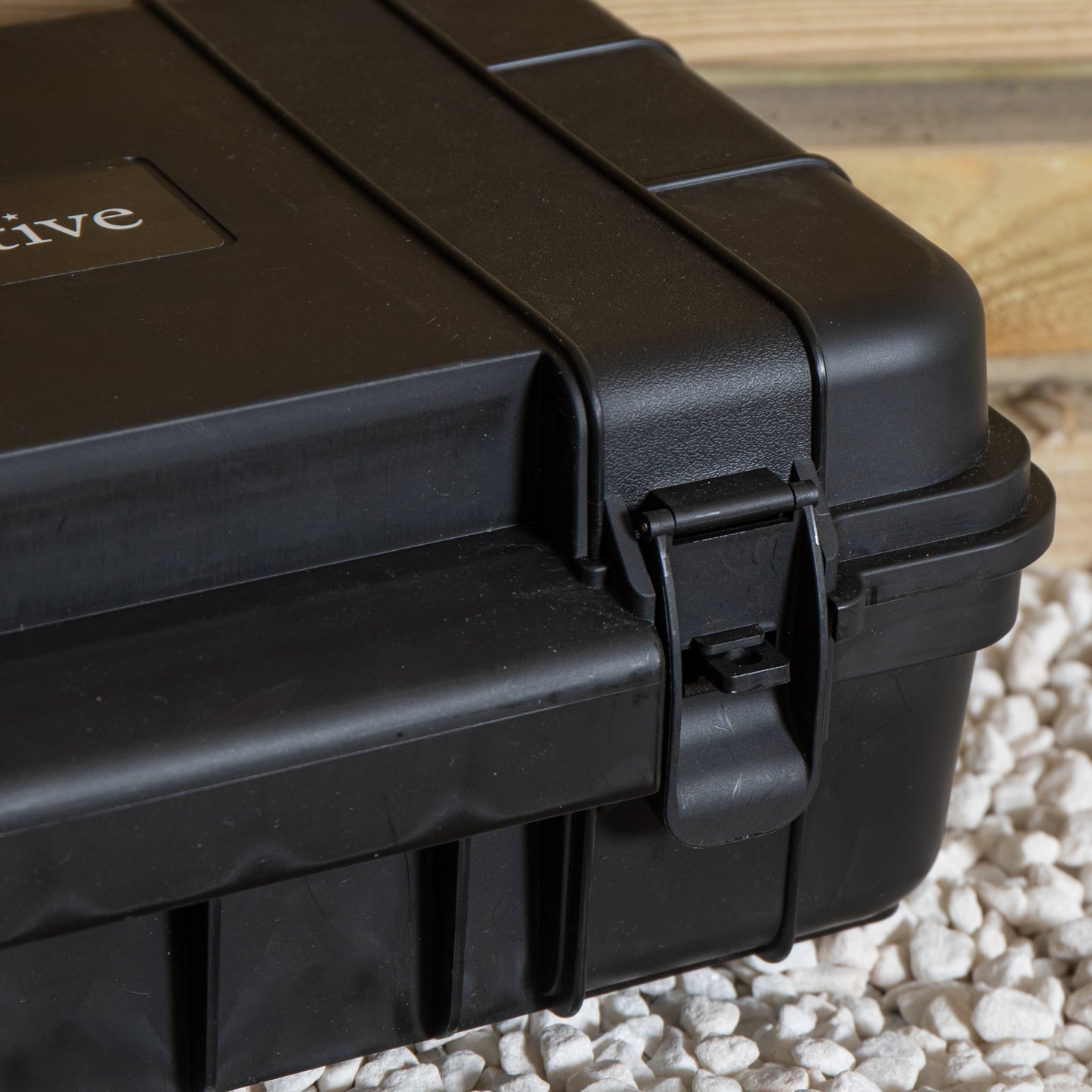 34cm x 21cm Large Black Outdoor Weatherproof Connection Box with Extension Cable