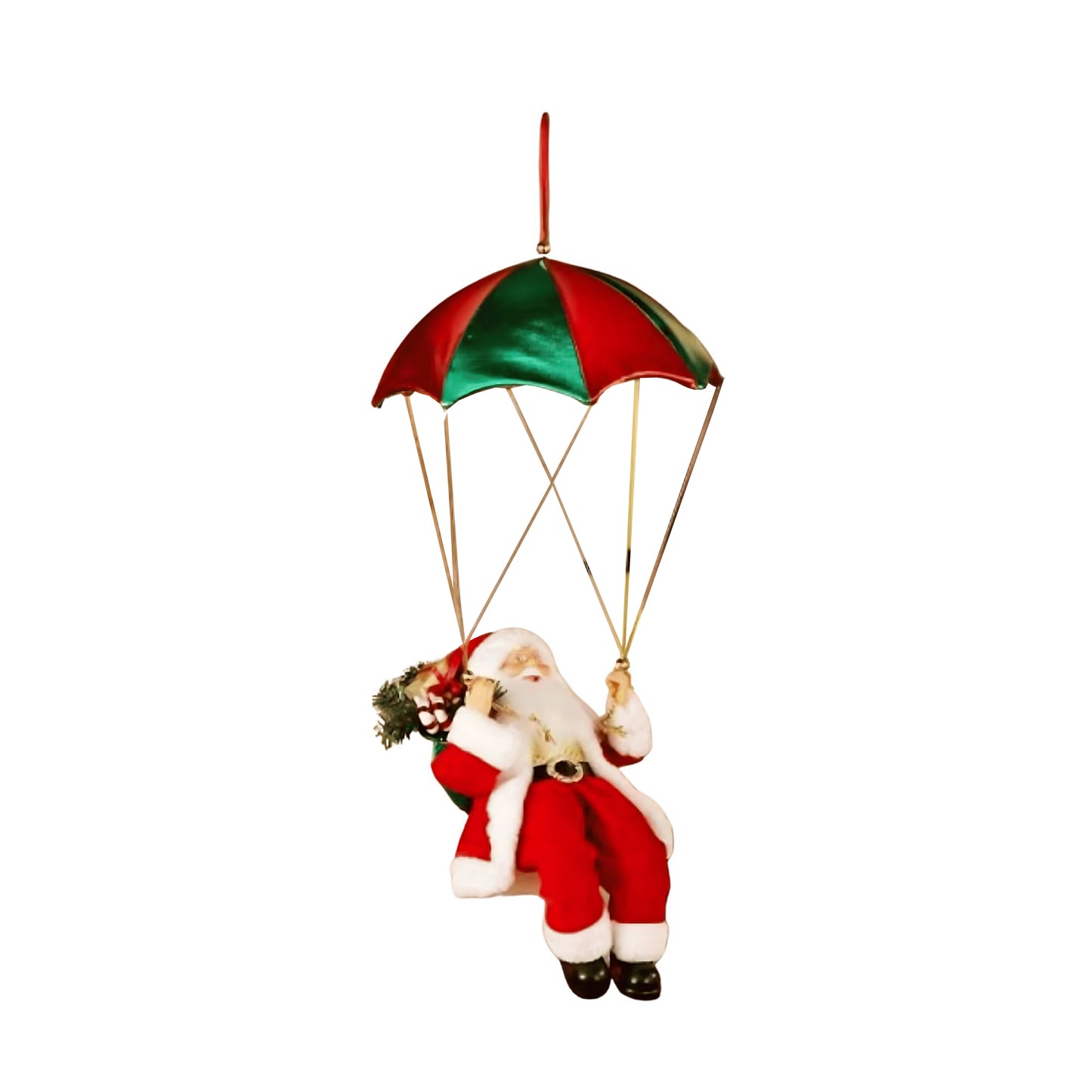 60cm Hanging Parachuting Santa Christmas Decoration