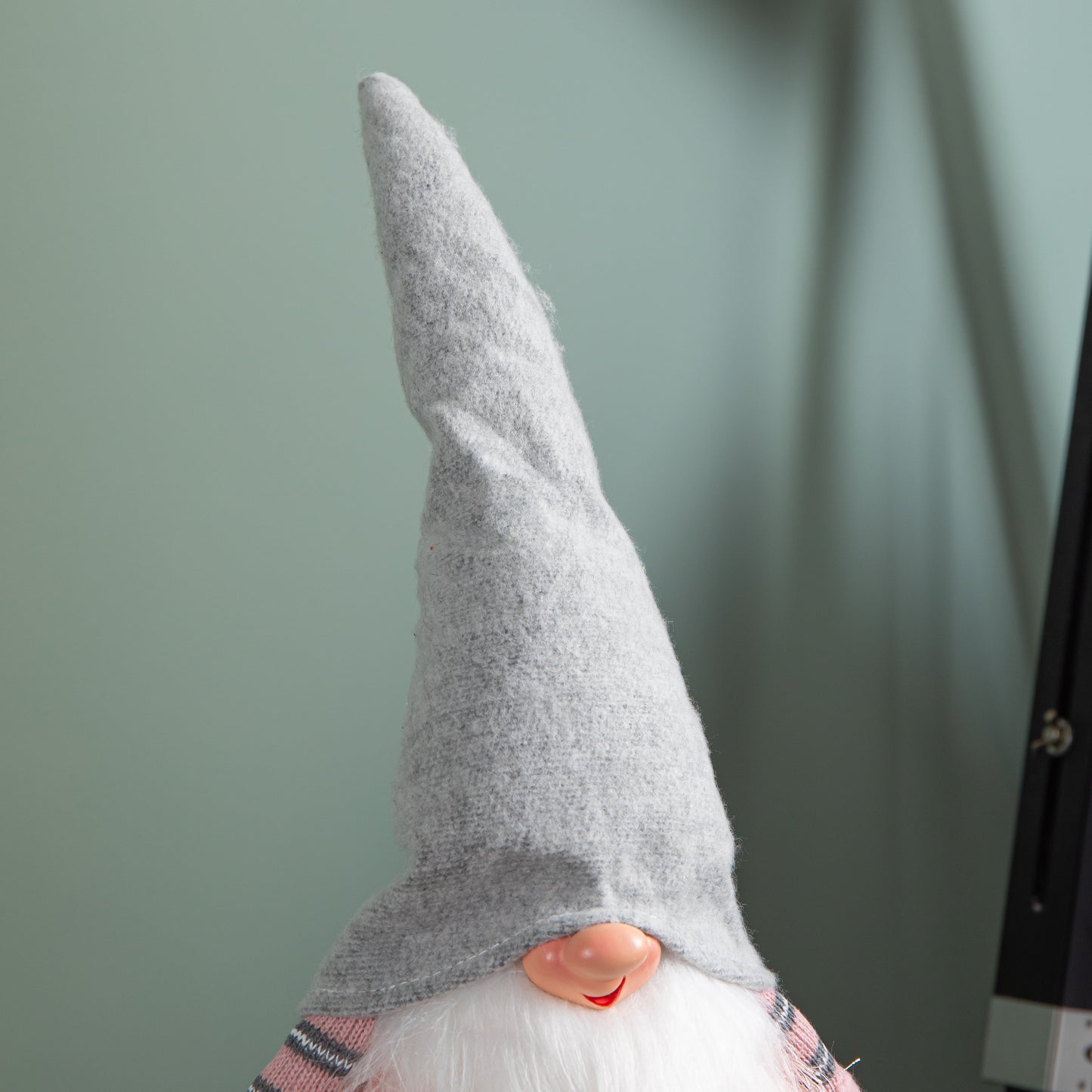  30cm Christmas Male Gonk with LED Light - Grey Hat