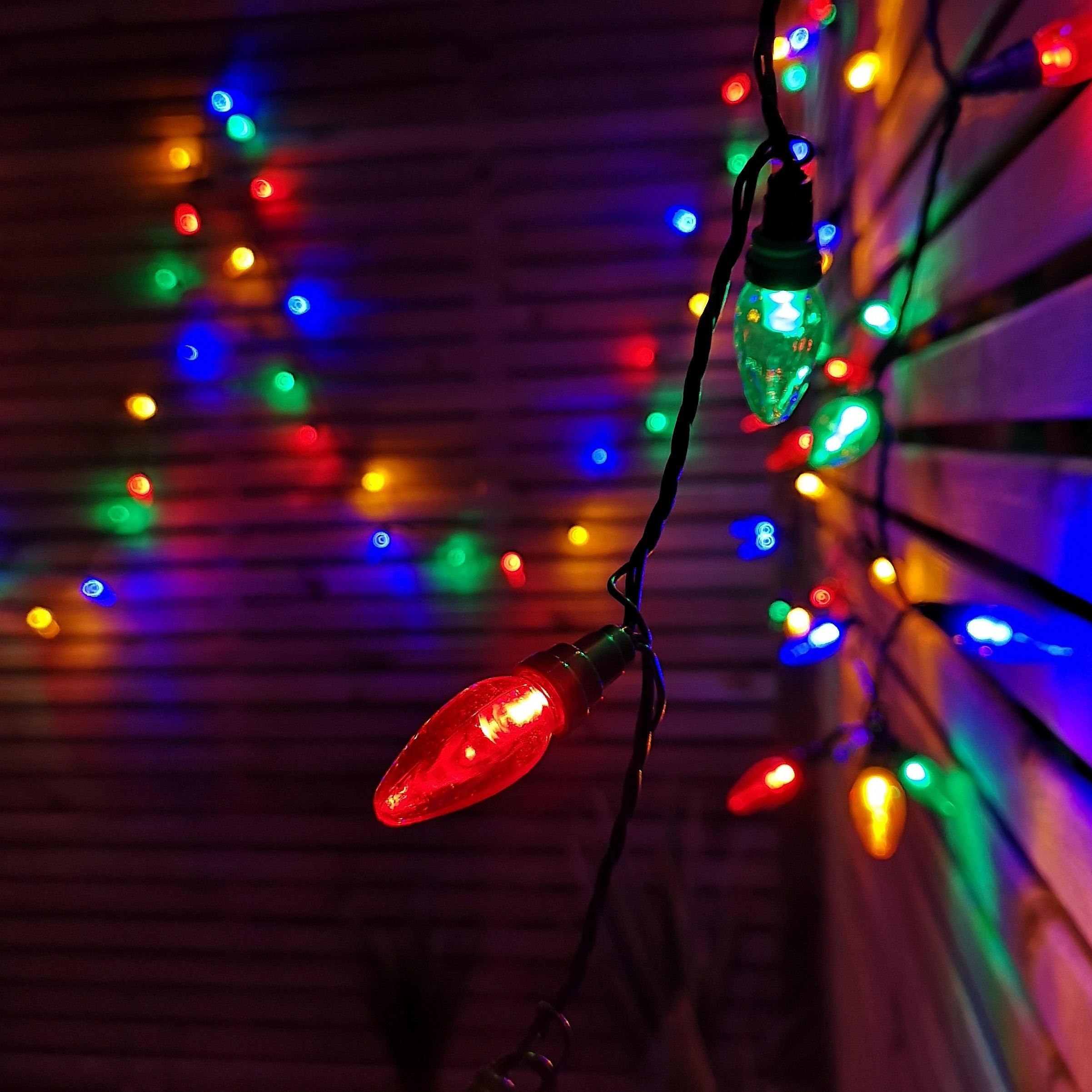 12m 120 LED Premier Multi Function Large Bulb Outdoor Christmas Festoon Lights