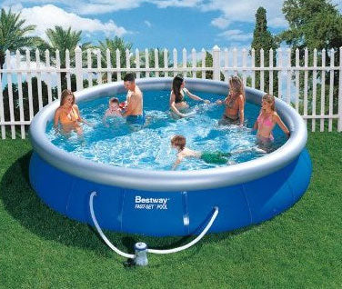 Factory Seconds: 15ft Bestway Fast Set Paddling / Swimming Pool Set 36" Deep with Filter