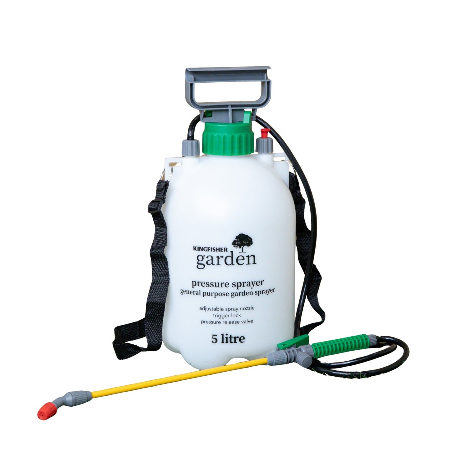 5 Litre Garden Pressure Sprayer with Shoulder Strap for Weeds or Fertiliser