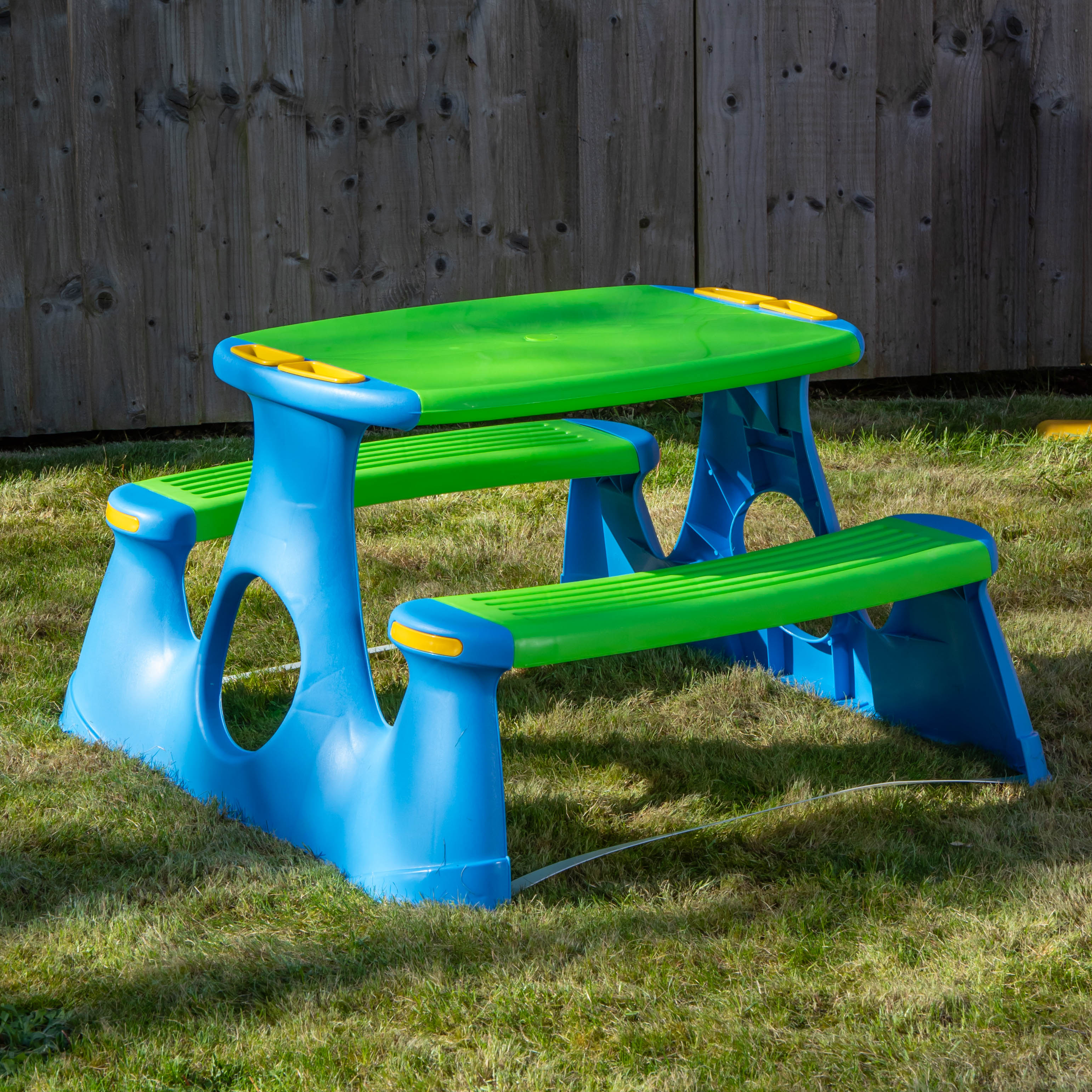 48cm Kids Outdoor Garden Patio Plastic Picnic Table and Bench