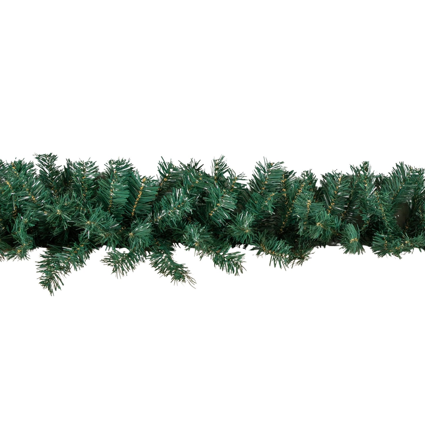 2.7m Plain Green Christmas Garland with 200 Tips