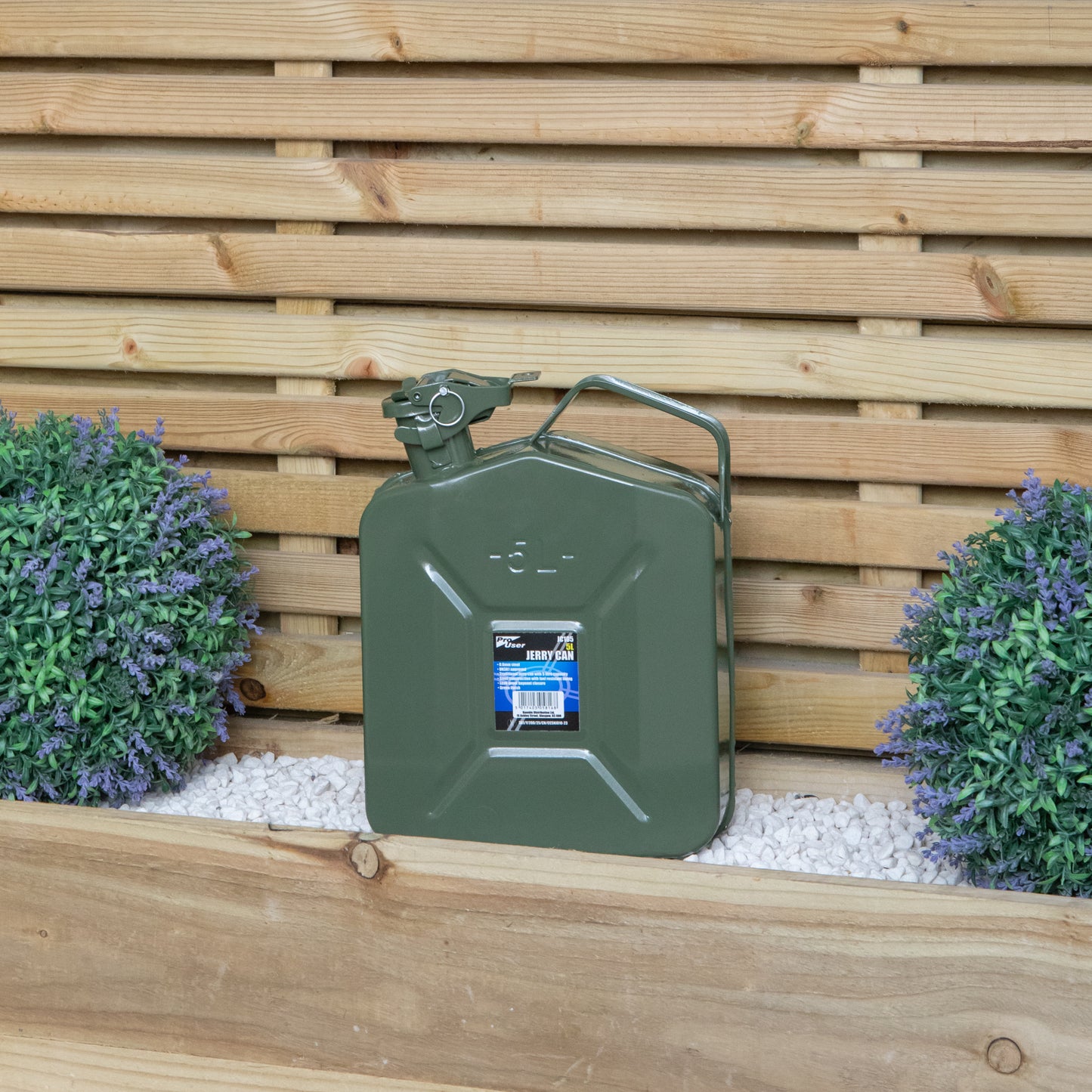 5 Litre Metal Jerry Can for Fuel with Leak Proof Bayonet Closure