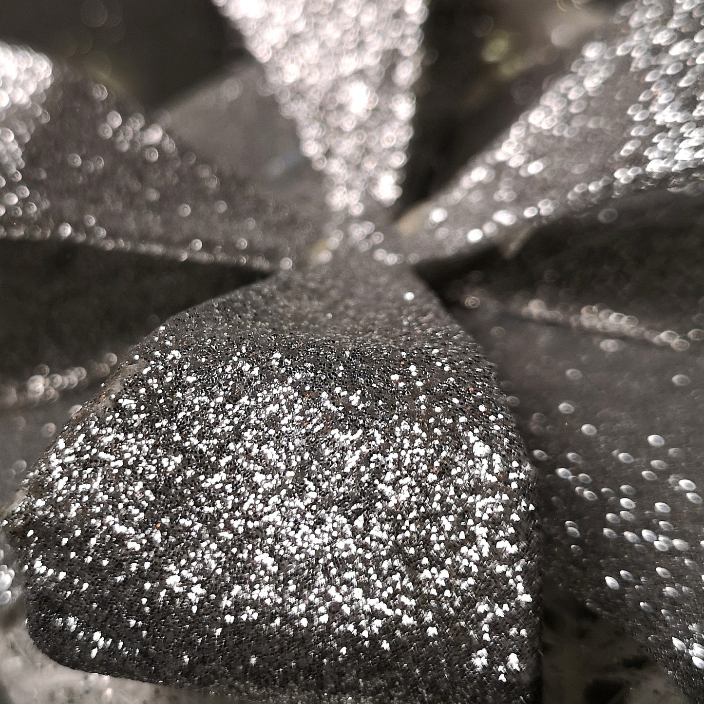 Set of 3 Battery Operated Silver Sparkly Christmas Gift Boxes with LEDs