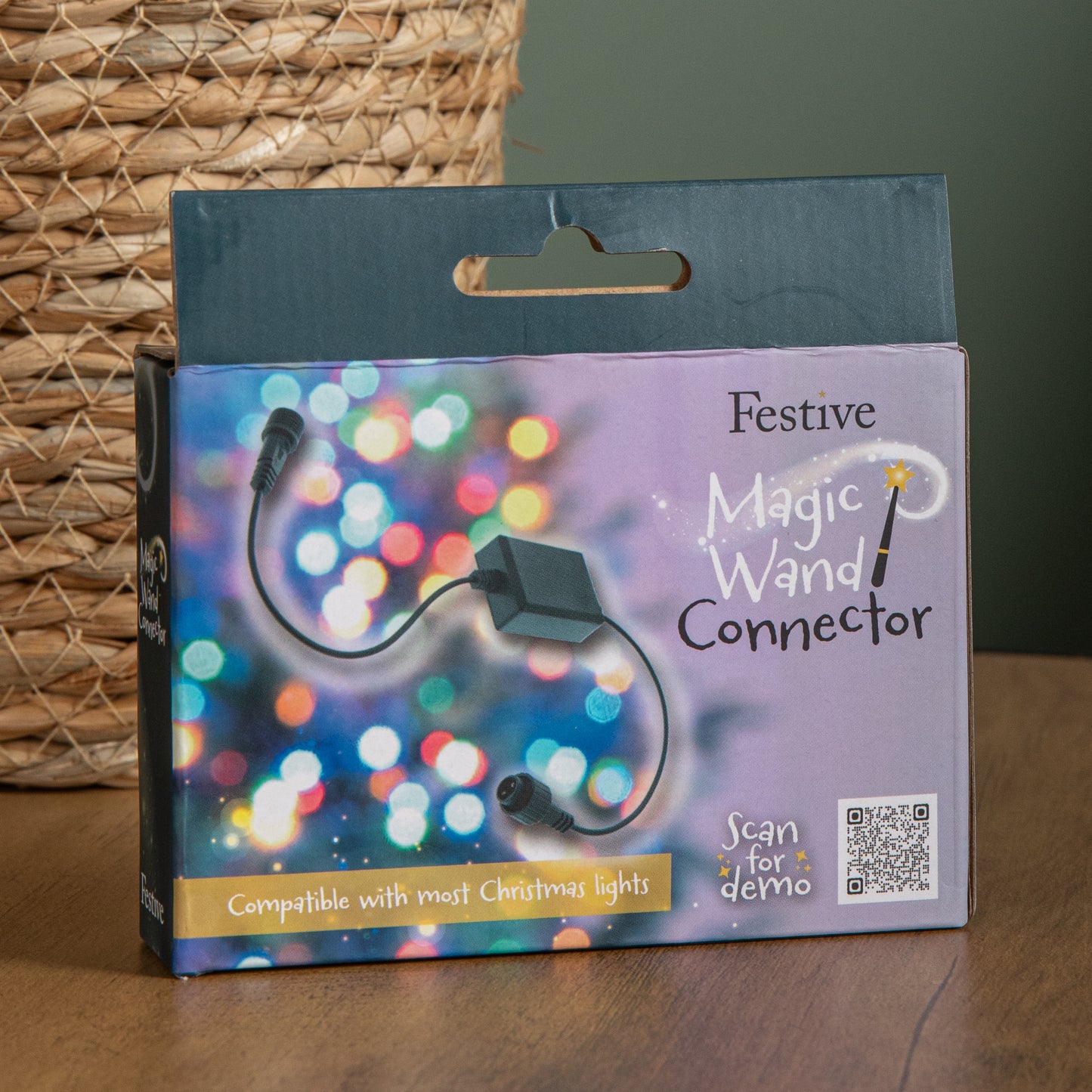 Black Inline Connector Box Cable for Remote Control Magic Wand