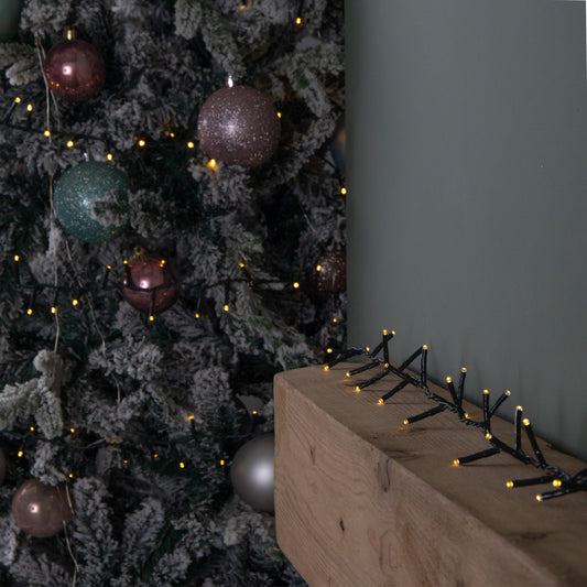 125m Treebrights Christmas Lights with 5000 LEDs in Warm White with Timer