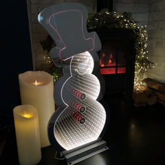 60cm LED Infinity Light Snowman