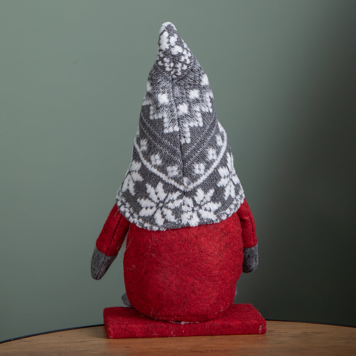 30cm Plush Gnome Gonk Christmas Stocking Holder Decoration with Red Body