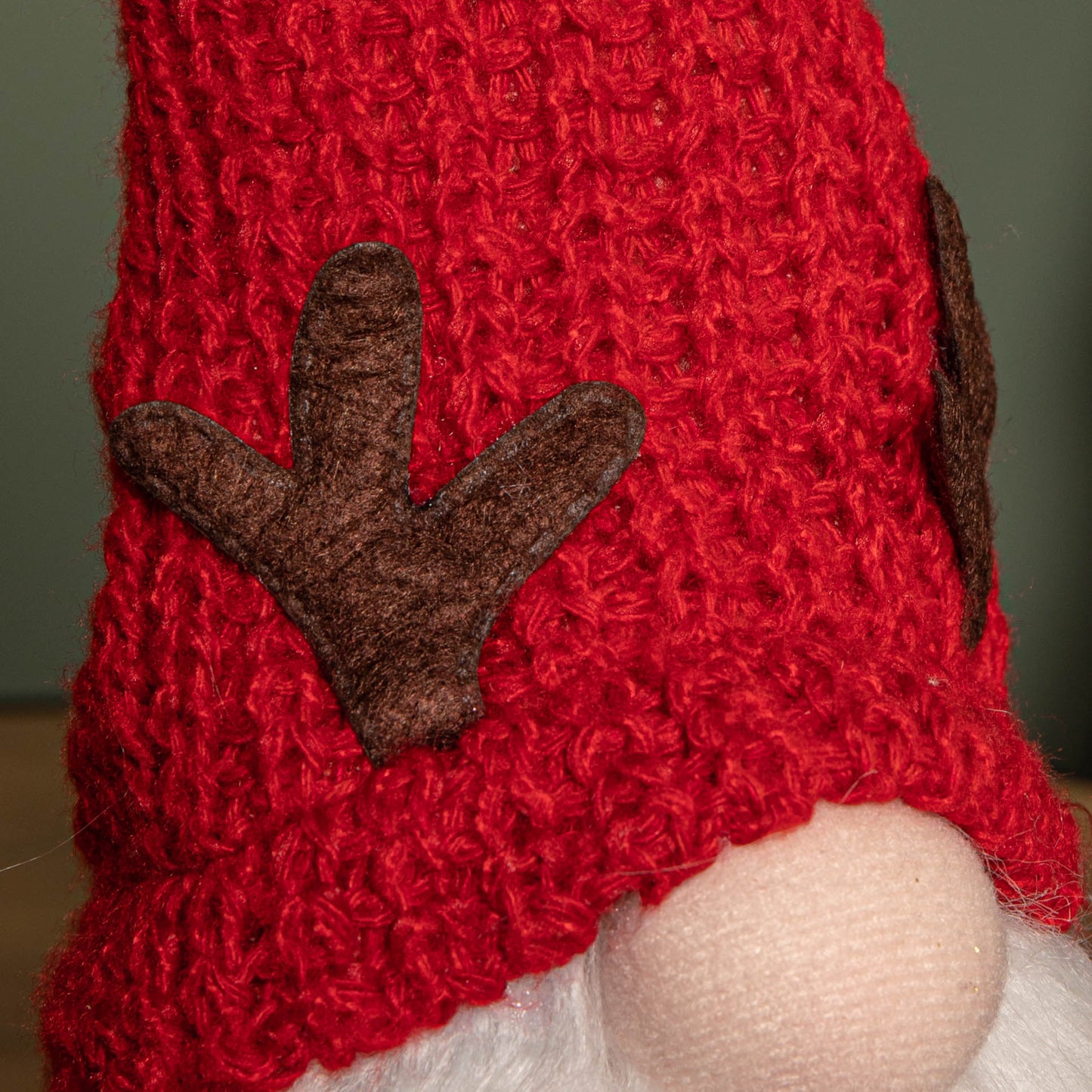 55cm Red and White Sitting Mr Claus Christmas Gonk with Dangly Legs