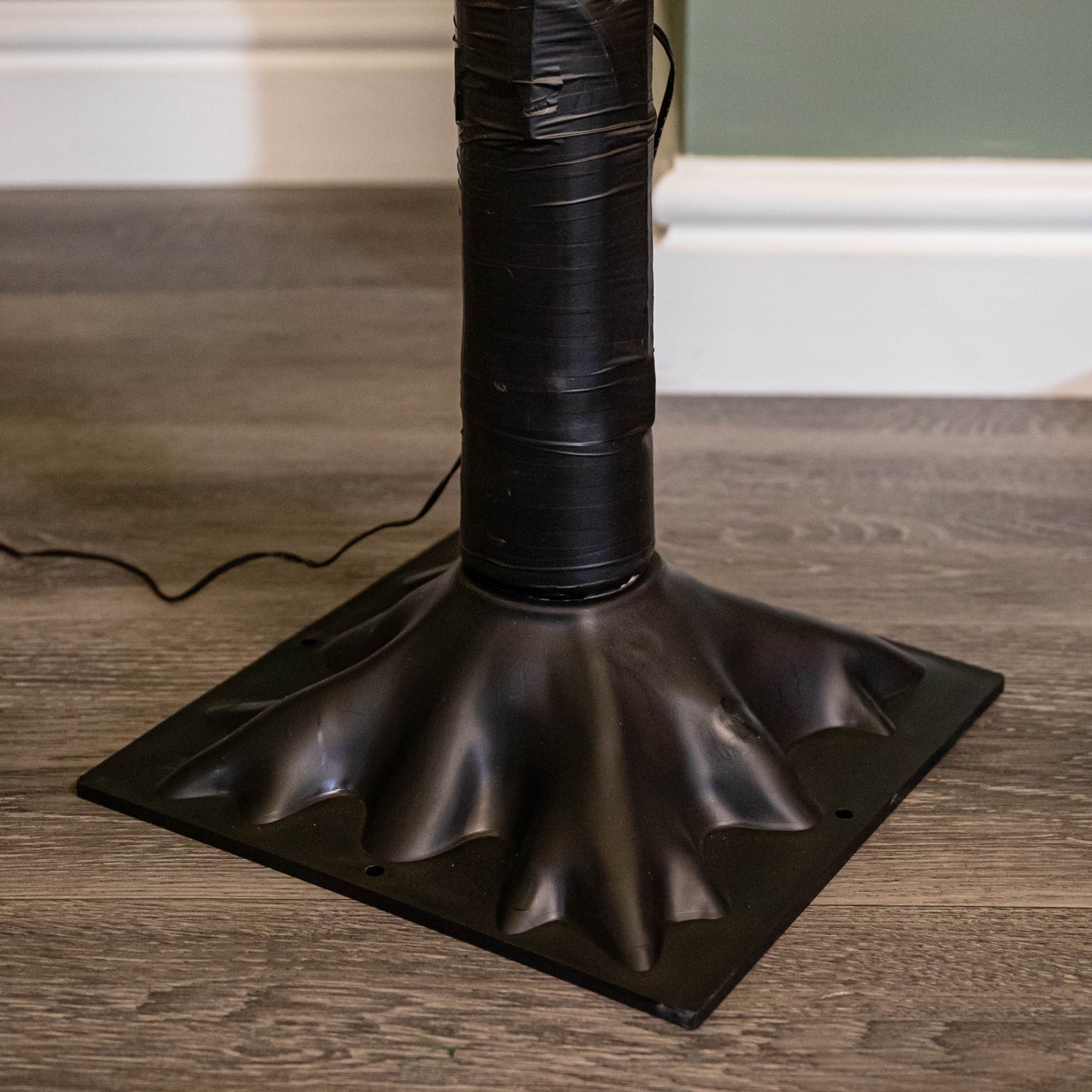 Factory Seconds: 7ft (2.1m) Light up Black Micro Dot Christmas Tree with 1700 Static & Twinkling Warm White LEDs