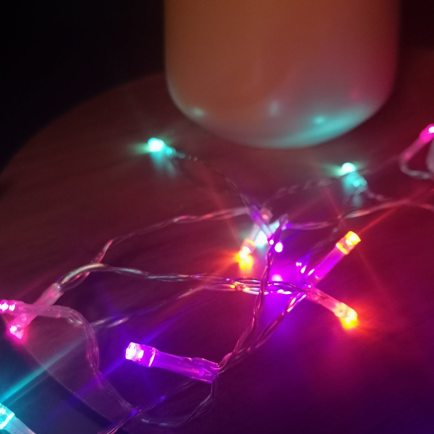 10m Multi Function Battery Operated Rainbow LED Fairy Lights Christmas Decorations with Timer