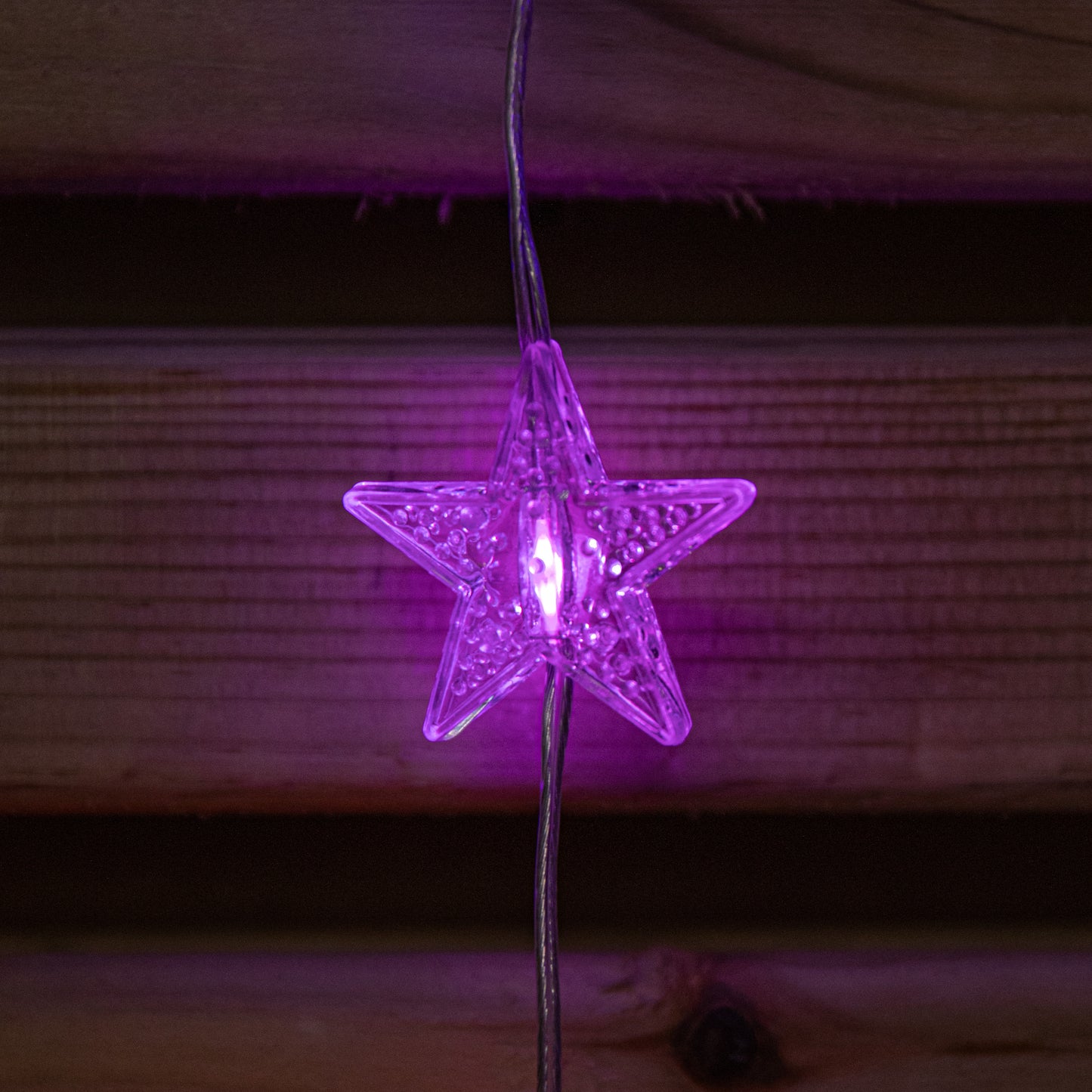 1.2 x 1.2m Light up Christmas Star Curtain Lights with 108 Rainbow LEDs