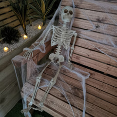3ft Full Skeleton Halloween Decoration with LED Eyes
