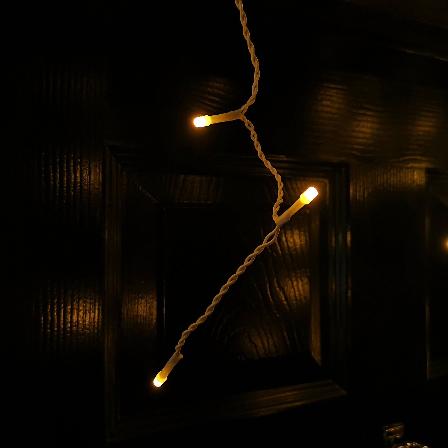 25m 1000 Vintage Gold LED Frosted Icicle Indoor Outdoor Christmas Lights with Timer