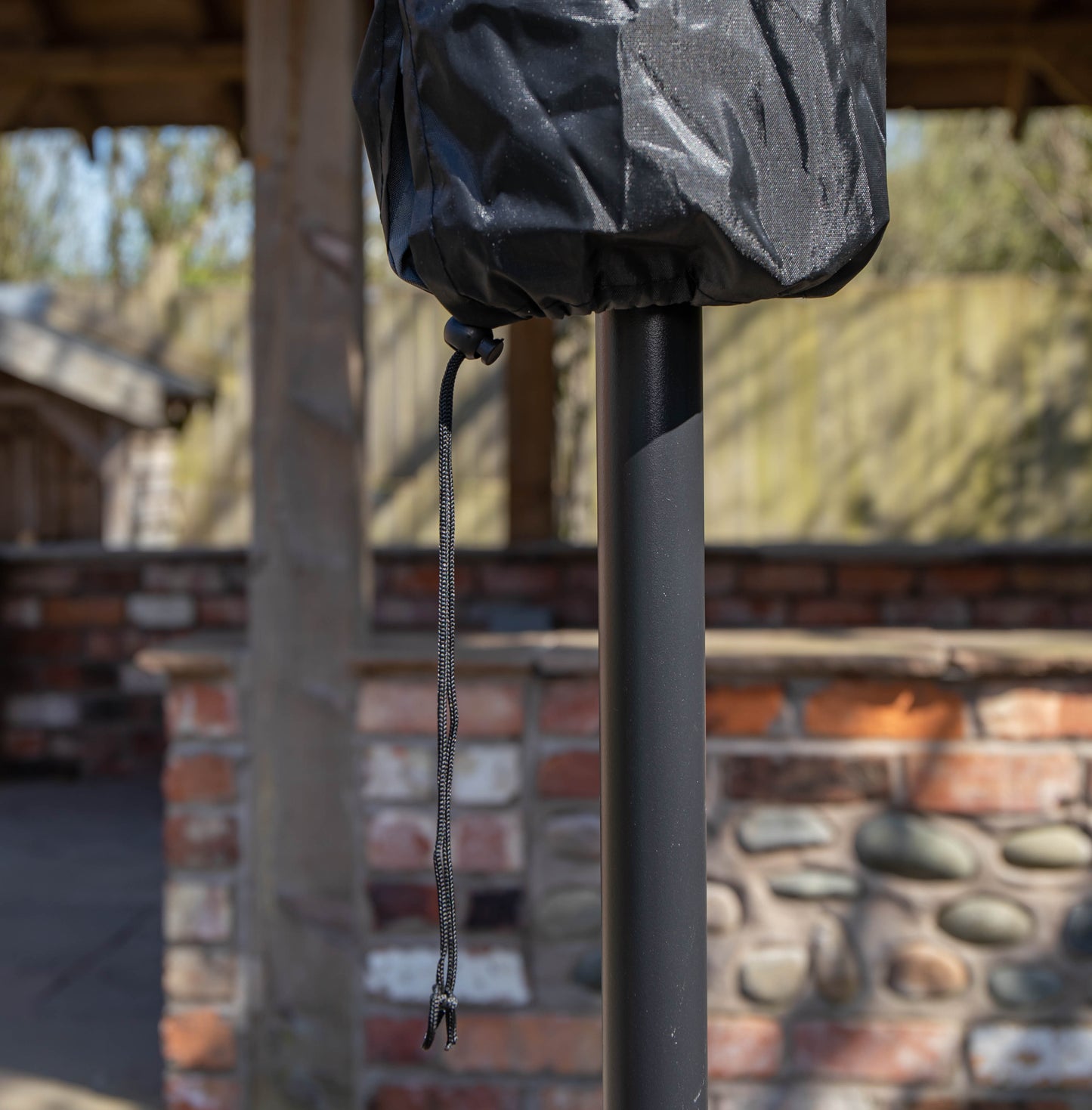 1.55m x 30cm Samuel Alexander Black Havana Heavy Duty Parasol Protective Cover