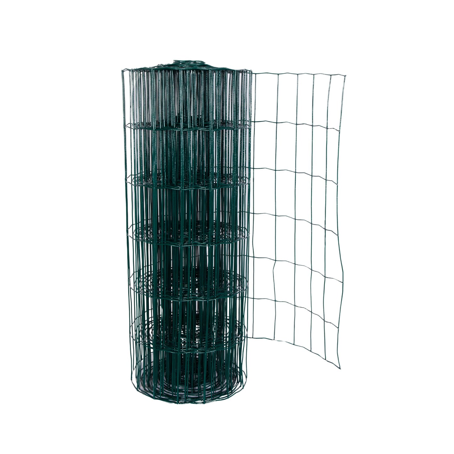 10m x 60cm of Green PVC Plastic Coated Metal Garden Border / Fence